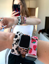 Load image into Gallery viewer, Blue Plaid Apple Watch Band
