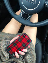 Load image into Gallery viewer, Red Plaid iPhone SE/6/7/8 Case