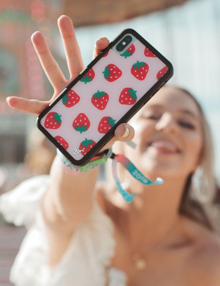 Strawberry iPhone X/Xs Case – wildflowcercases.com